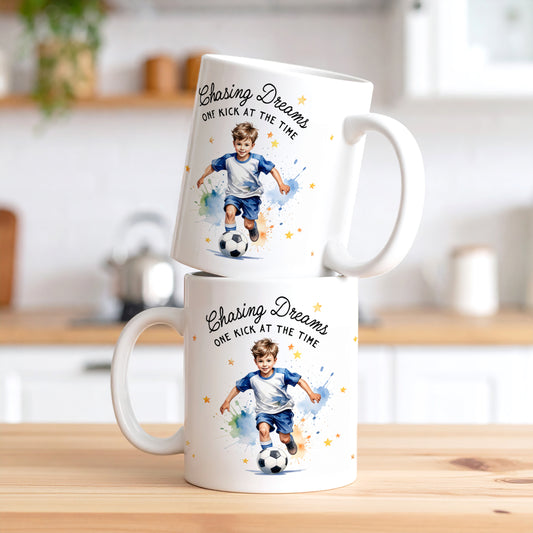 'Chasing Dreams' - Boy - Ceramic Mug