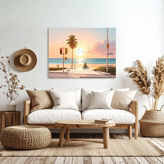 Beachside Highway Canvas