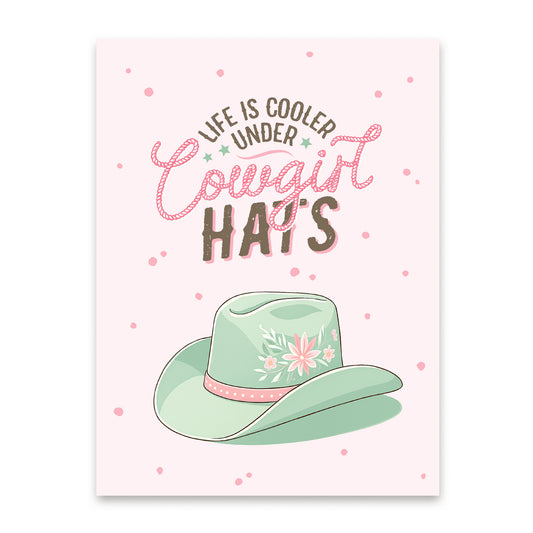 Cowgirl Hat Canvas