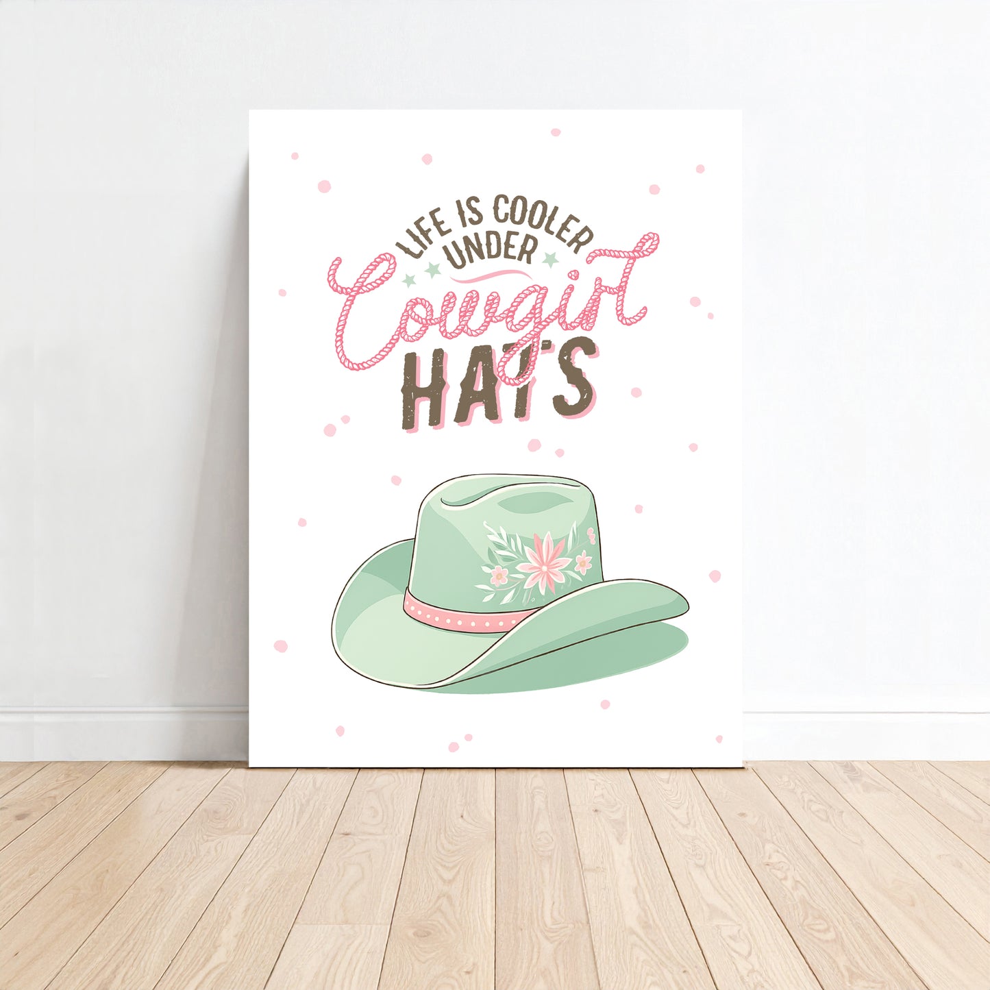Cowgirl Hat Canvas