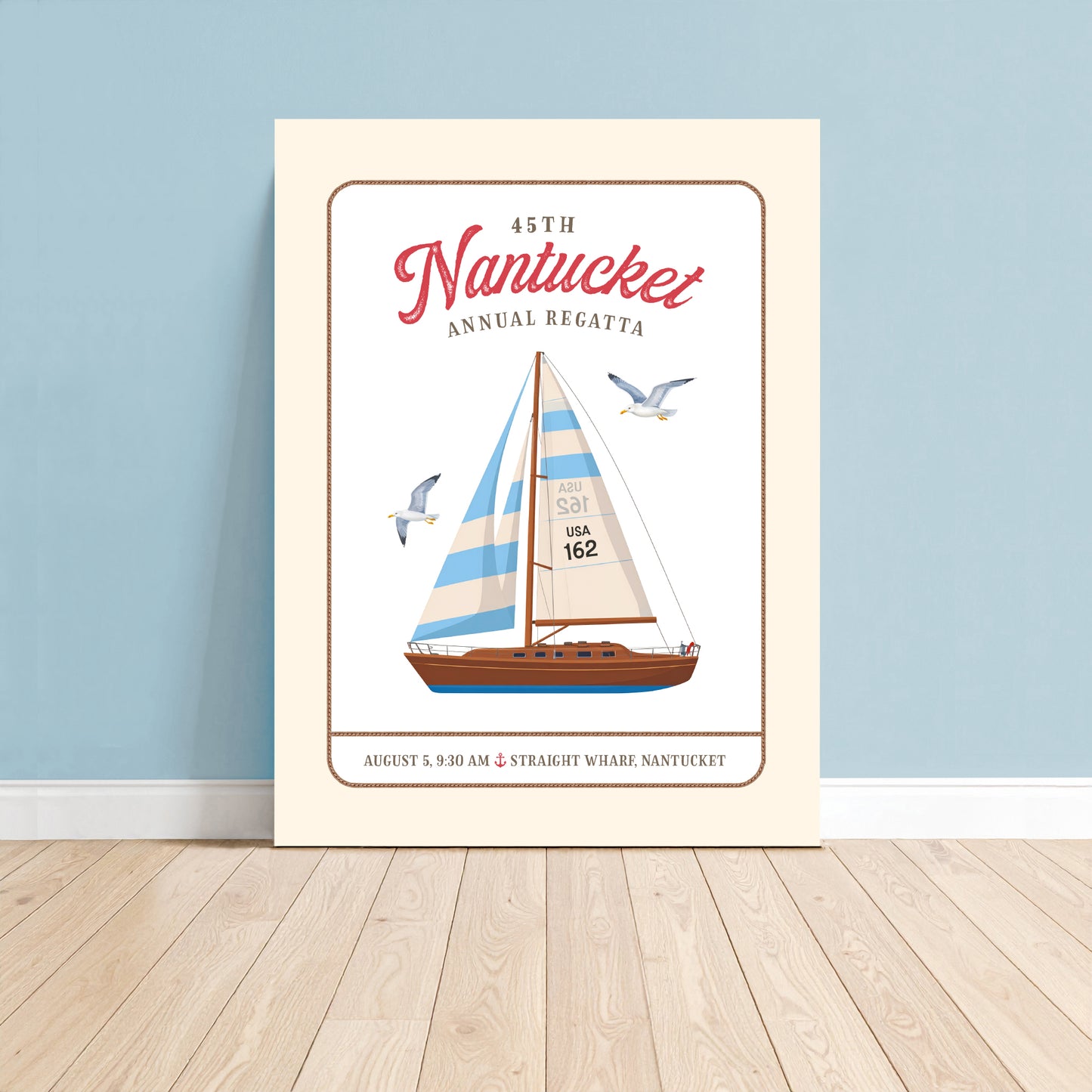 Nantucket Regatta Premium Paper Poster | Unframed