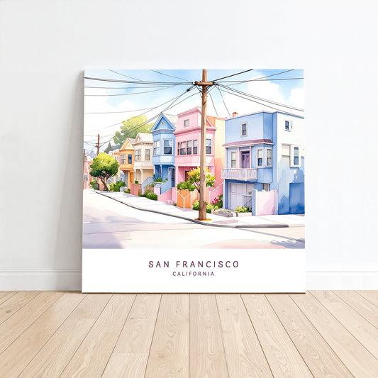San Francisco Streets Premium Paper Poster | Unframed
