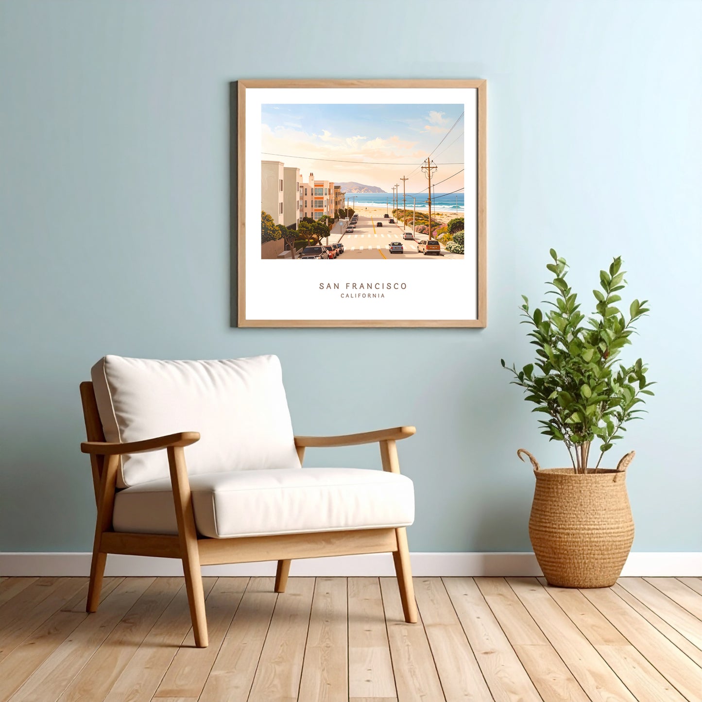 San Francisco Premium Paper Poster | Unframed