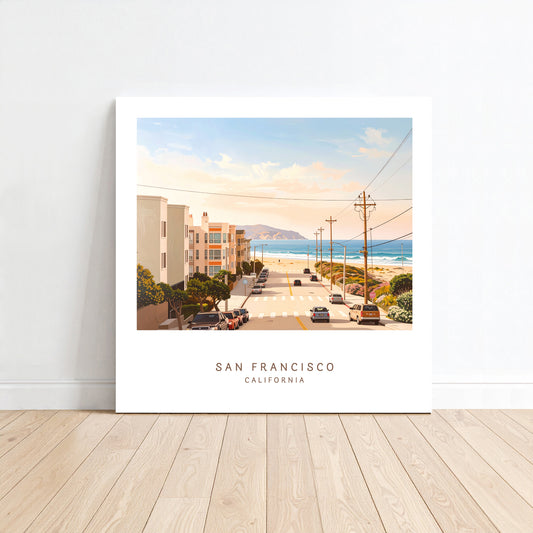 San Francisco Premium Paper Poster | Unframed