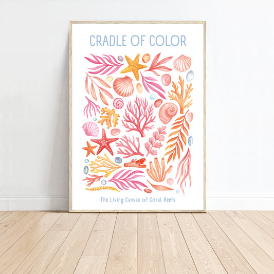 Coral Premium Paper Poster | Framed
