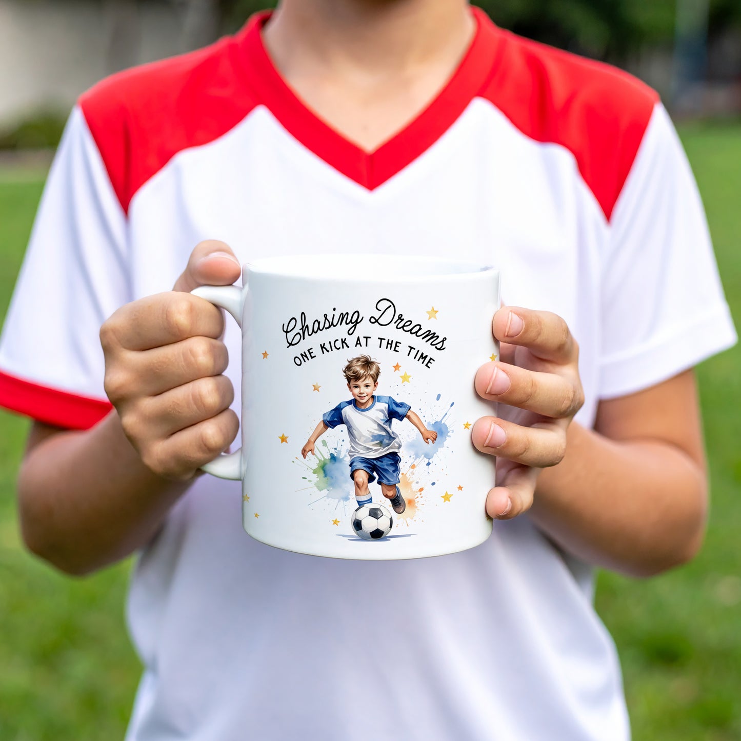 'Chasing Dreams' - Boy - Ceramic Mug
