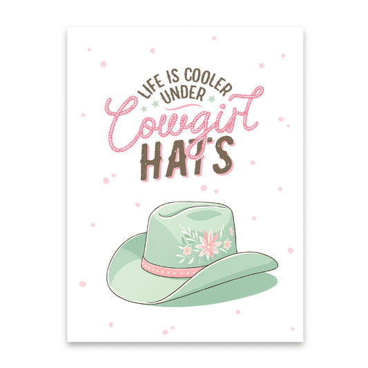 Cowgirl Hat Canvas