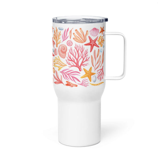 Coral Travel Mug